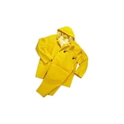 Anchor Brand Rainsuit, PVC/Polyester, Yellow, Large -ANR9000L