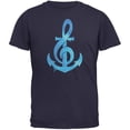thumbnail image 1 of Anchor Clef Navy Adult T-Shirt - Medium, 1 of 1
