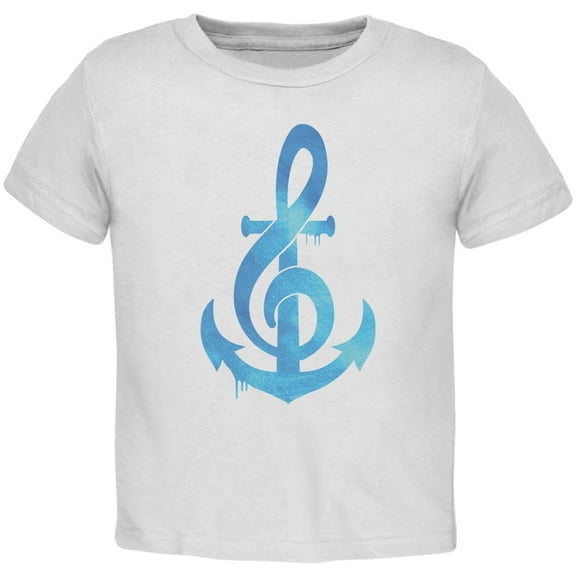 Anchor Clef White Toddler T-Shirt - 3T