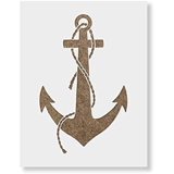 Anchor Craft Stencil - DIY Boat Anchor Print, Nautical Design - Walmart.com