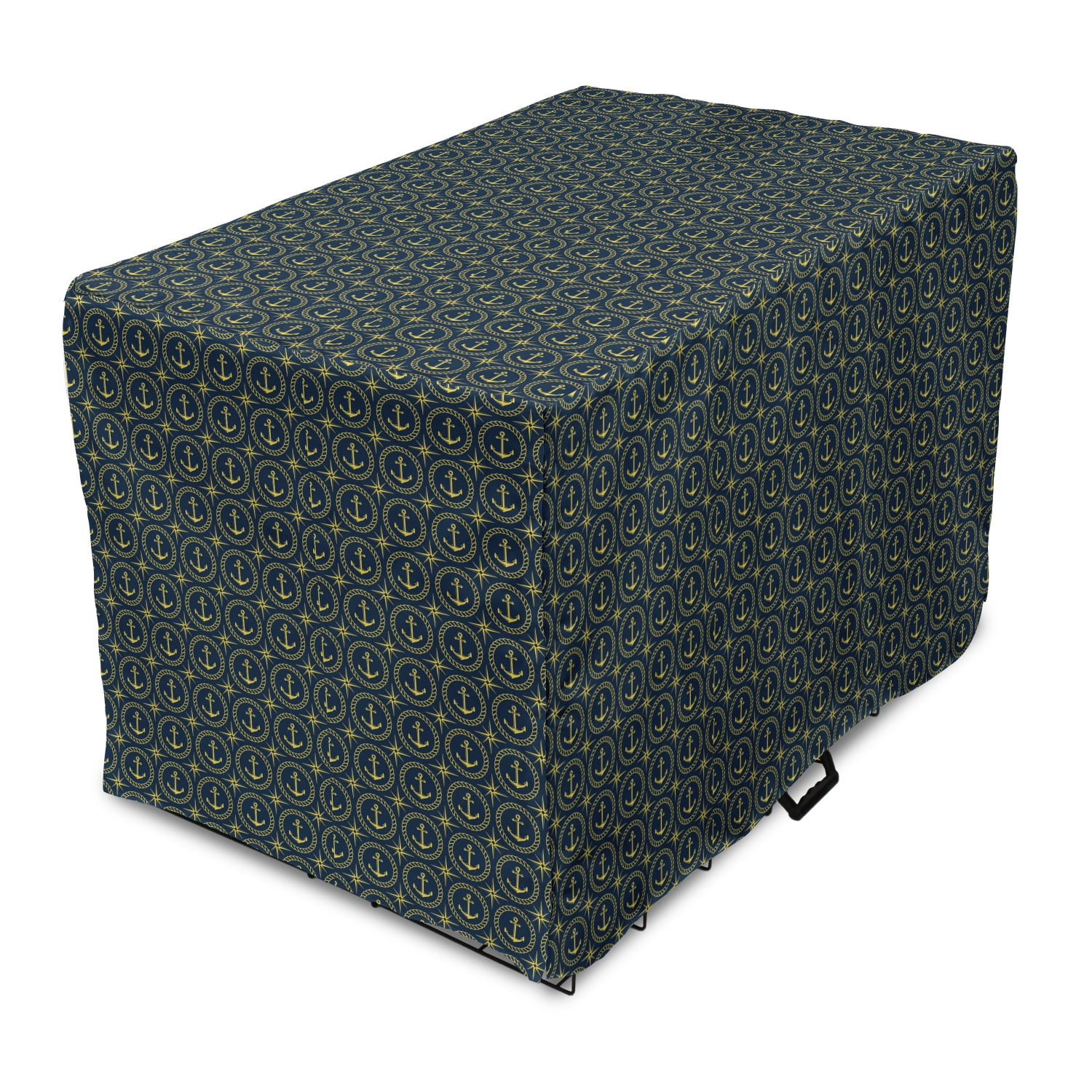 Picture Idea: Anchor Dog Crate Cover Abstract Cruise Ship Pattern With Windrose
