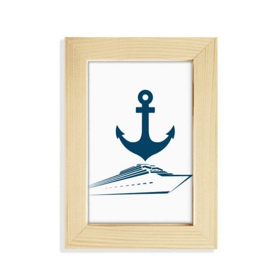Anchor Ferry Navigation Objects Desktop Display Photo Frame Picture Art Painting 5x7 inch