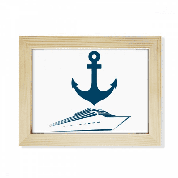 Anchor Ferry Navigation Objects Desktop Photo Frame Picture Art Decoration Painting 6x8 inch