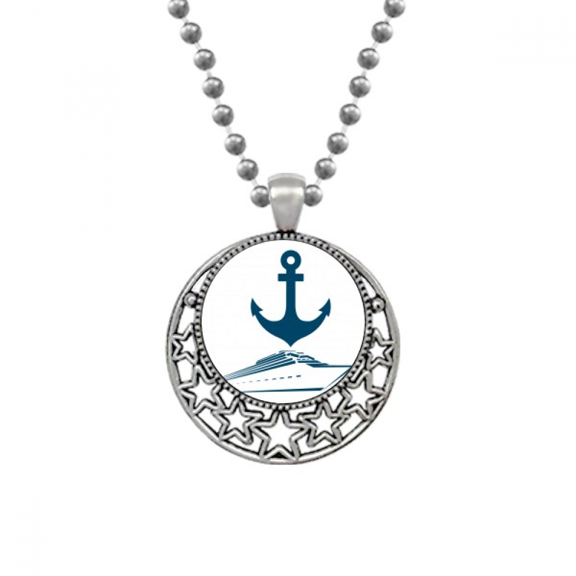 Anchor Ferry Navigation Objects Necklaces Pendant Retro Moon Stars Jewelry