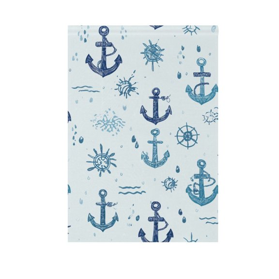 Anchor Garden Flag Double Sided 12 x 18/28 x 40 Inch Yard Flag Home Outdoor Yard Patio Lawn Decor