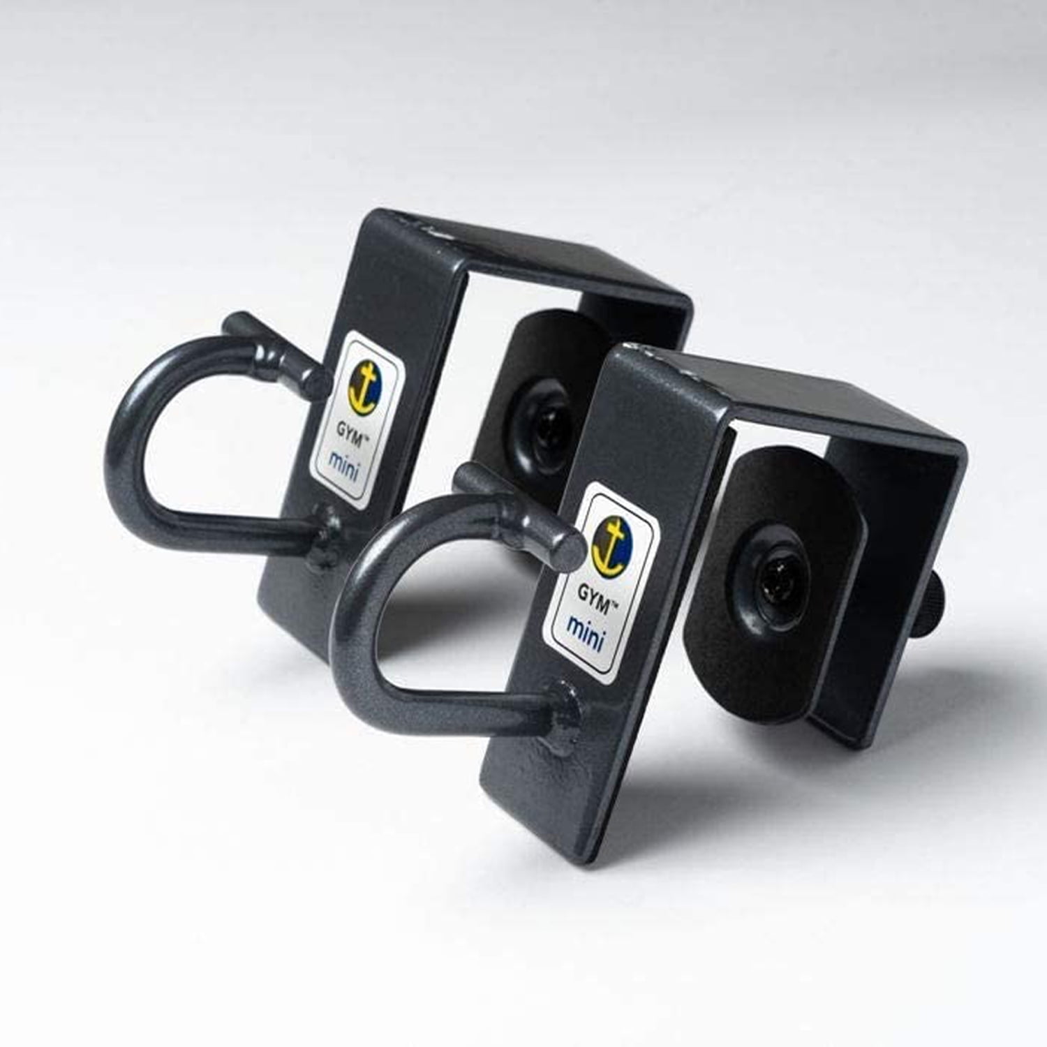 Anchor Gym Mini Door Mount for Resistant Band Full Body Workouts, (2 Pack)