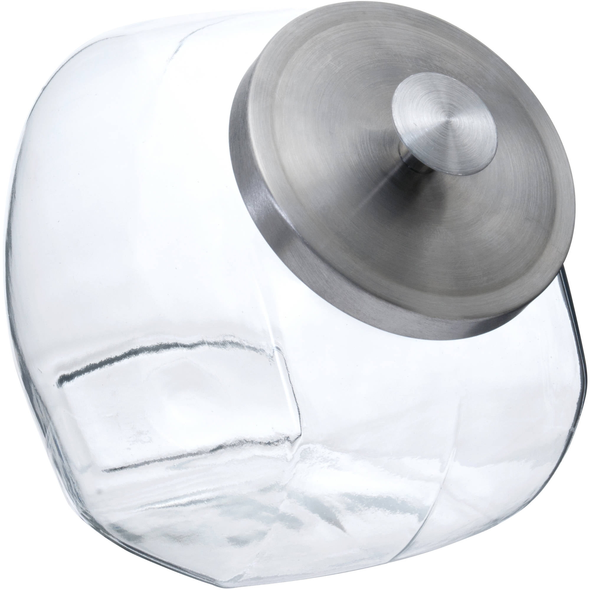 Anchor Hocking 1-Gallon Candy Jar with Brushed Metal Lid