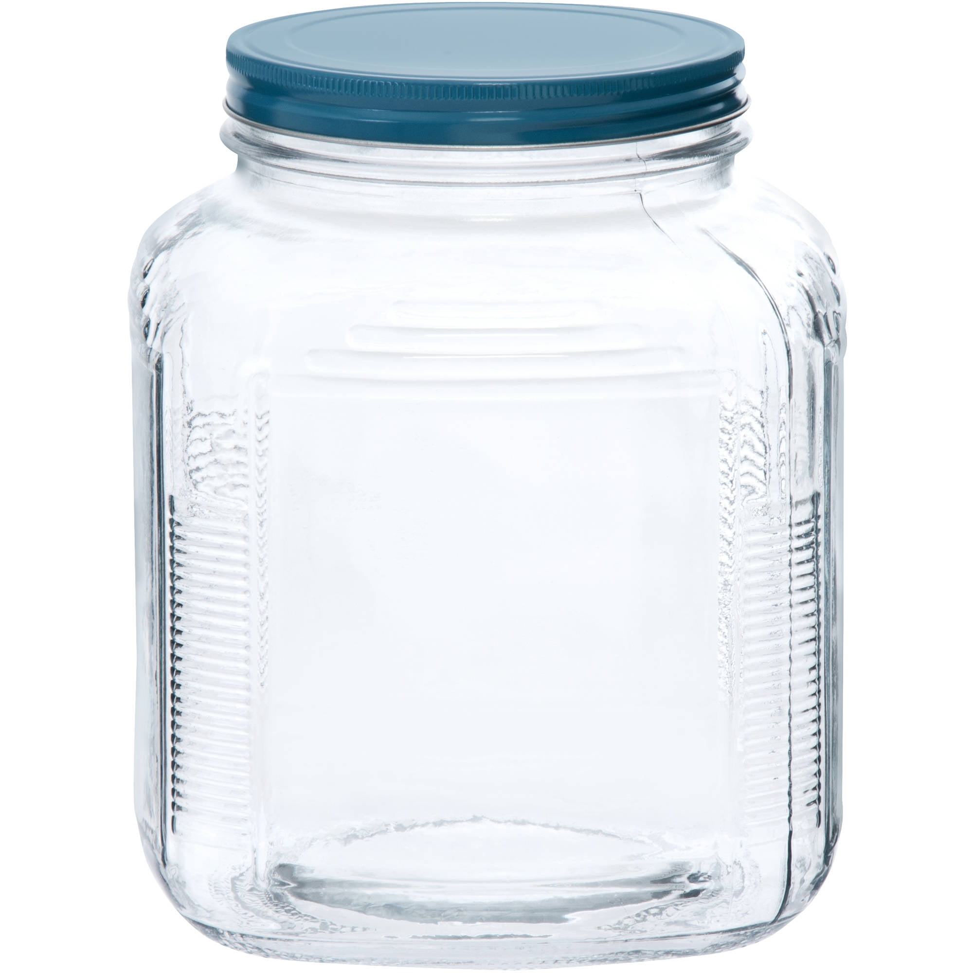 2 pack) Anchor Hocking Glass Cracker Jar with Lid, 1 Gallon, Ideal Use for Kitchen Organization and Accessibility