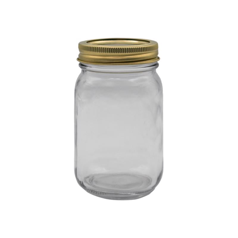 Anchor Hocking Montana 4-Piece Clear Glass Farmhouse Food Storage Jars – 076440142051