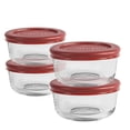Food Storage Images Anchor Hocking 1 cups Clear Food Storage Container Set 4 pk - Walmart ...