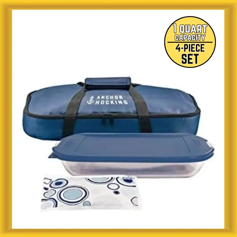 Anchor Hocking 10194L20 Oven Basics Piece Bake-N-Take Bakeware