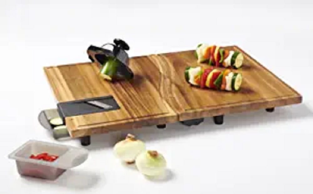 Anchor Hocking 13926L21 SwingBoard Acacia Wood Cutting Board - 6 Piece Set