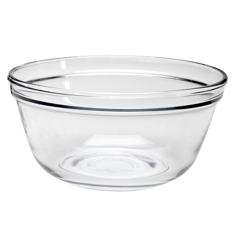 Anchor Hocking, Glass Mixing Bowl, 2.5 Quart, Microwave Safe