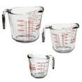 thumbnail image 1 of Anchor Hocking 3 Piece Glass Measuring Cup Set, 1 of 6