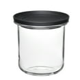 Anchor Hocking 3 Quart Goode Sundry Glass Storage Jar with Black Lid