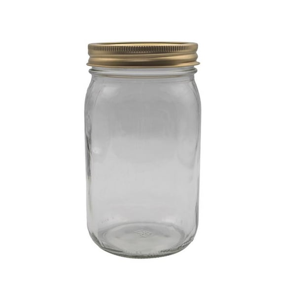 Anchor Hocking Tecnocap Wide Mouth Canning Jar 32 oz 12 pk