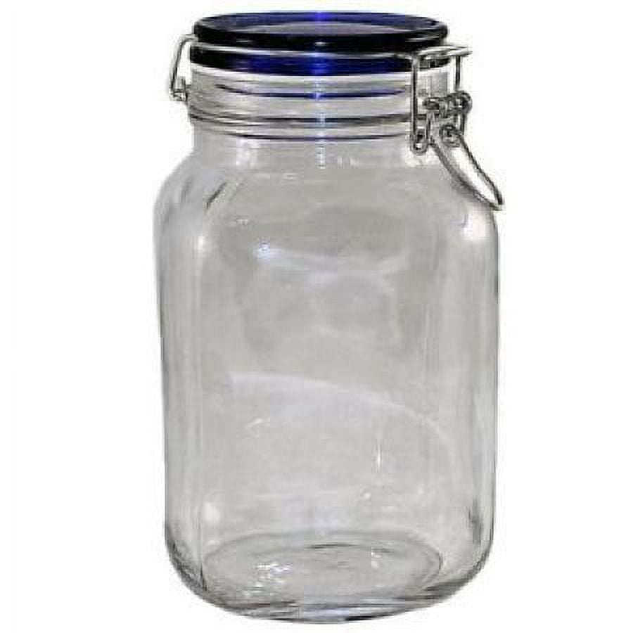 Anchor Hocking 38 oz Glass Lock Lid Mason Drinking Jar
