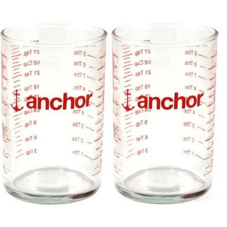 Anchor Hocking 91016l12 5 Oz Glass Measuring Glass (Pack of 2)
