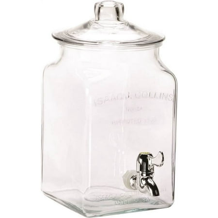 Anchor Hocking - 1.5 Gal I.J Collins Bev. Dispenser w/Spigot - Clear
