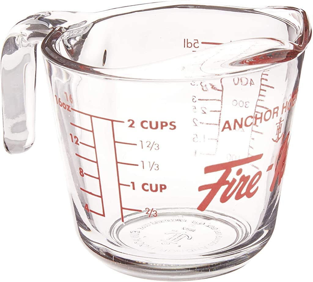 Anchor Hocking Fireking 16 Oz Glass Measuring Cup