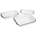 thumbnail image 1 of Anchor Hocking 3-Piece Glass Bakeware Set with 2-Quart, 3-Quart, and 4-Quart Baking Dishes, 1 of 6