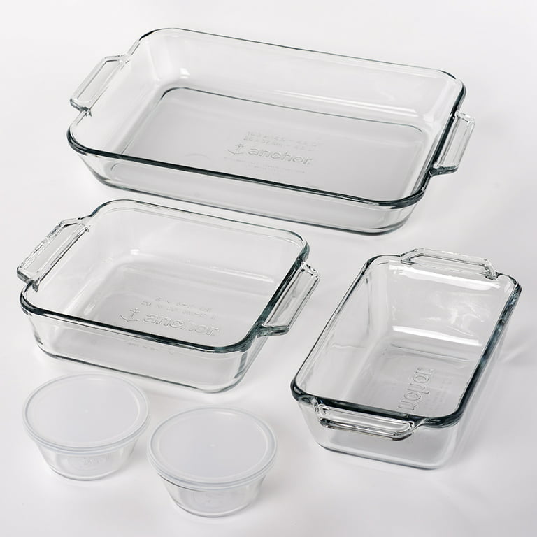 Anchor Hocking Glass Loaf Pan with Lid, 1.5 Quart