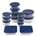 thumbnail image 1 of Anchor Hocking Glass Food Storage Containers with SnugFit Lids, 30 Piece Set, 1 of 6