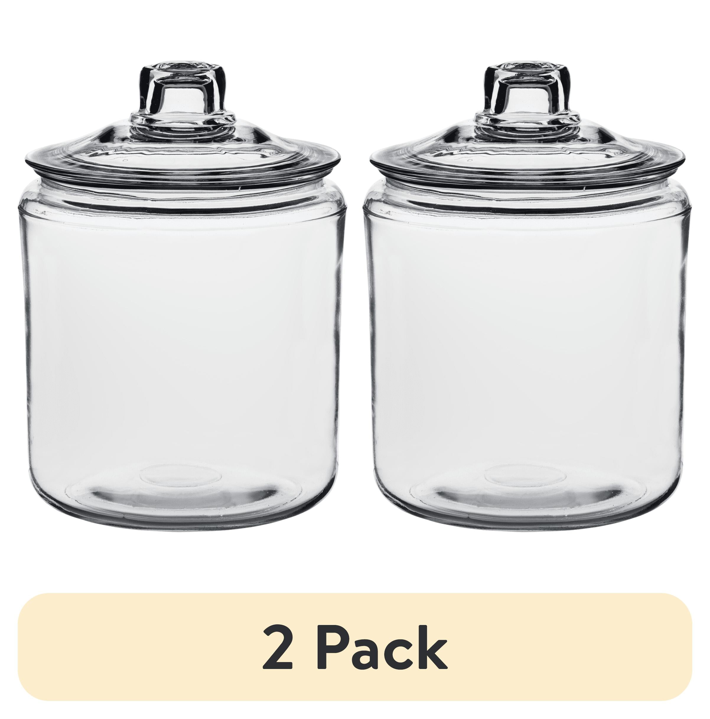 (2 pack) Anchor Hocking Glass Heritage Jar, 1 gal