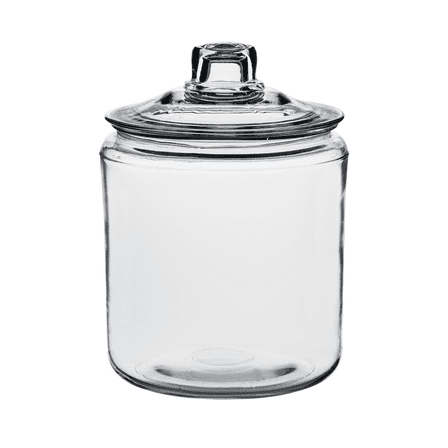 Anchor Hocking Heritage Hill Glass Jar with Lid, 1 Gallon