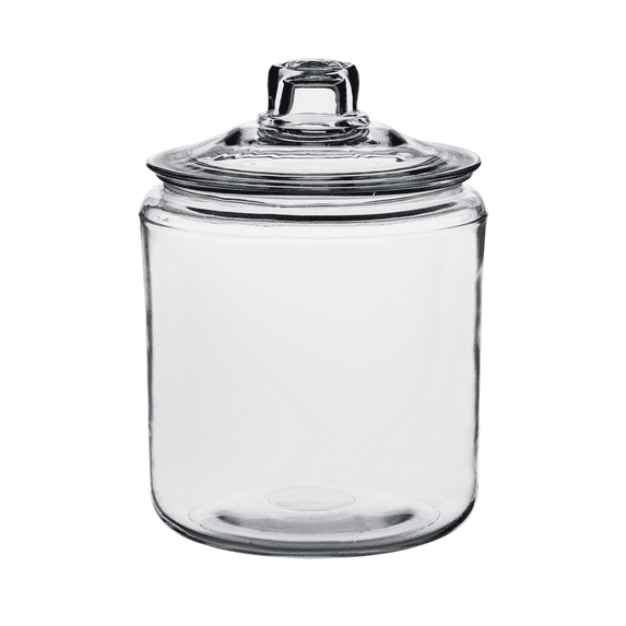 Anchor Hocking Heritage Hill Glass Jar with Lid, 1 Gallon