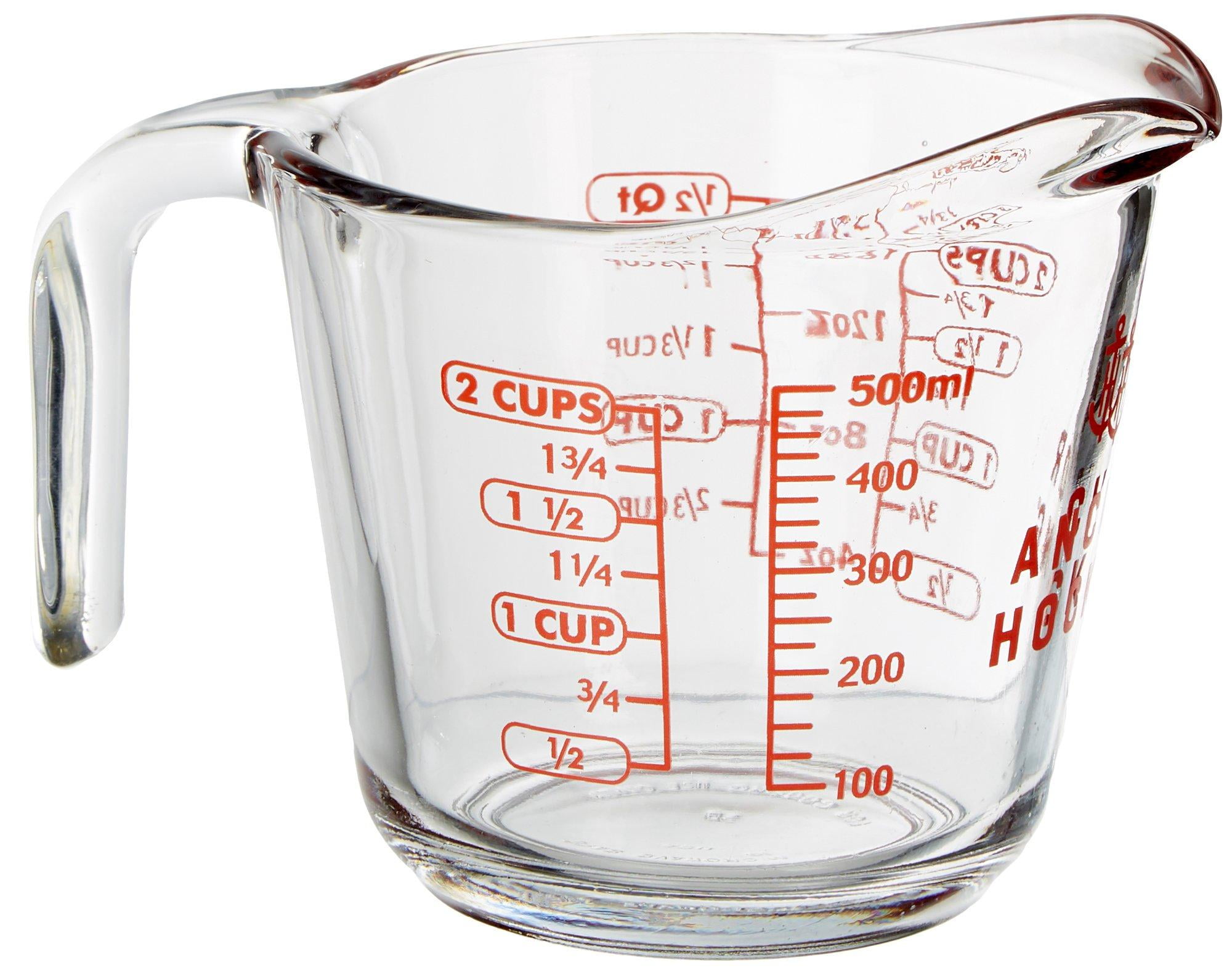 Anchor Hocking Glass Measuring Cup, 2 Cup 