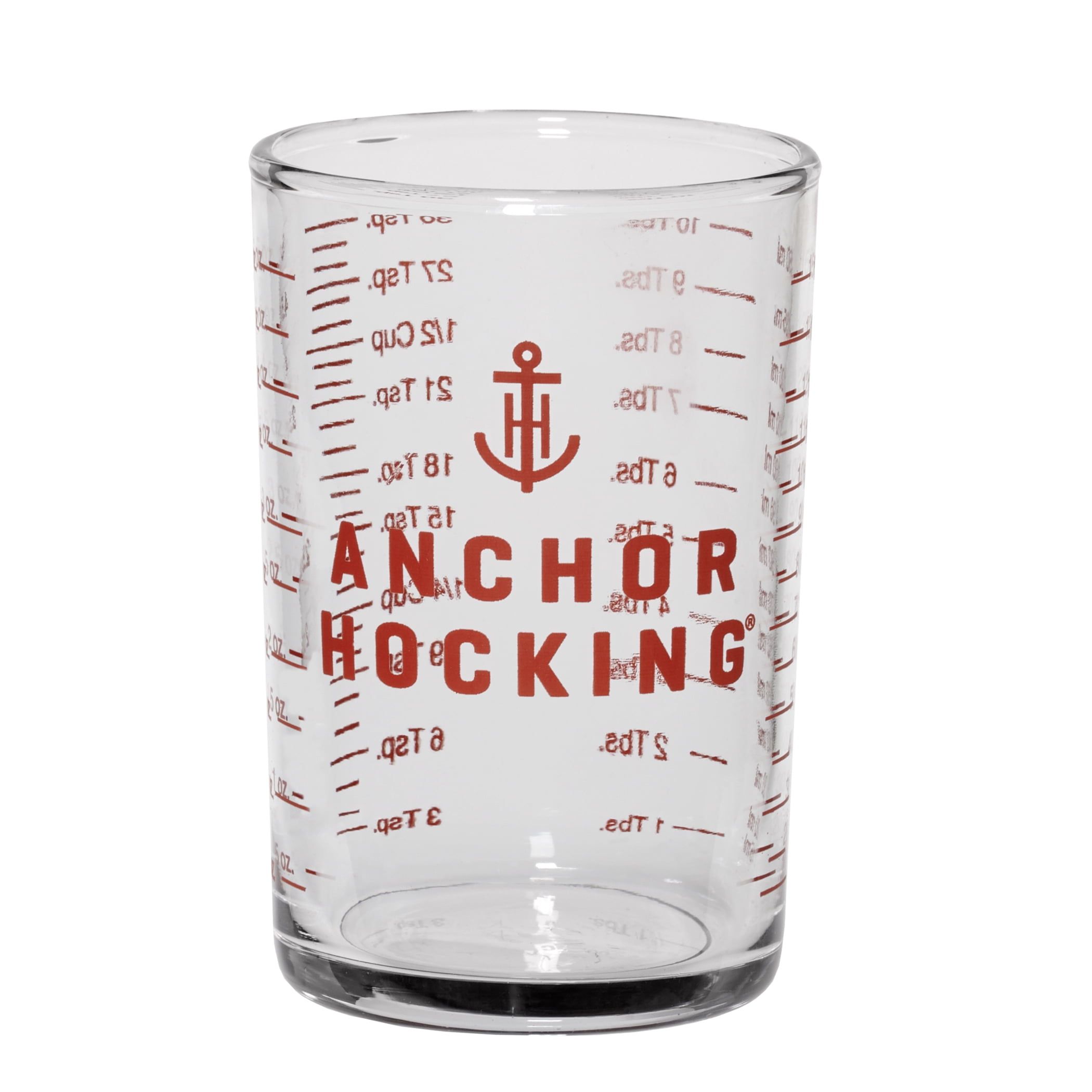 Anchor Hocking Measuring Cup, 16 Oz. Shot Glass - 6 22/25L x 4 3