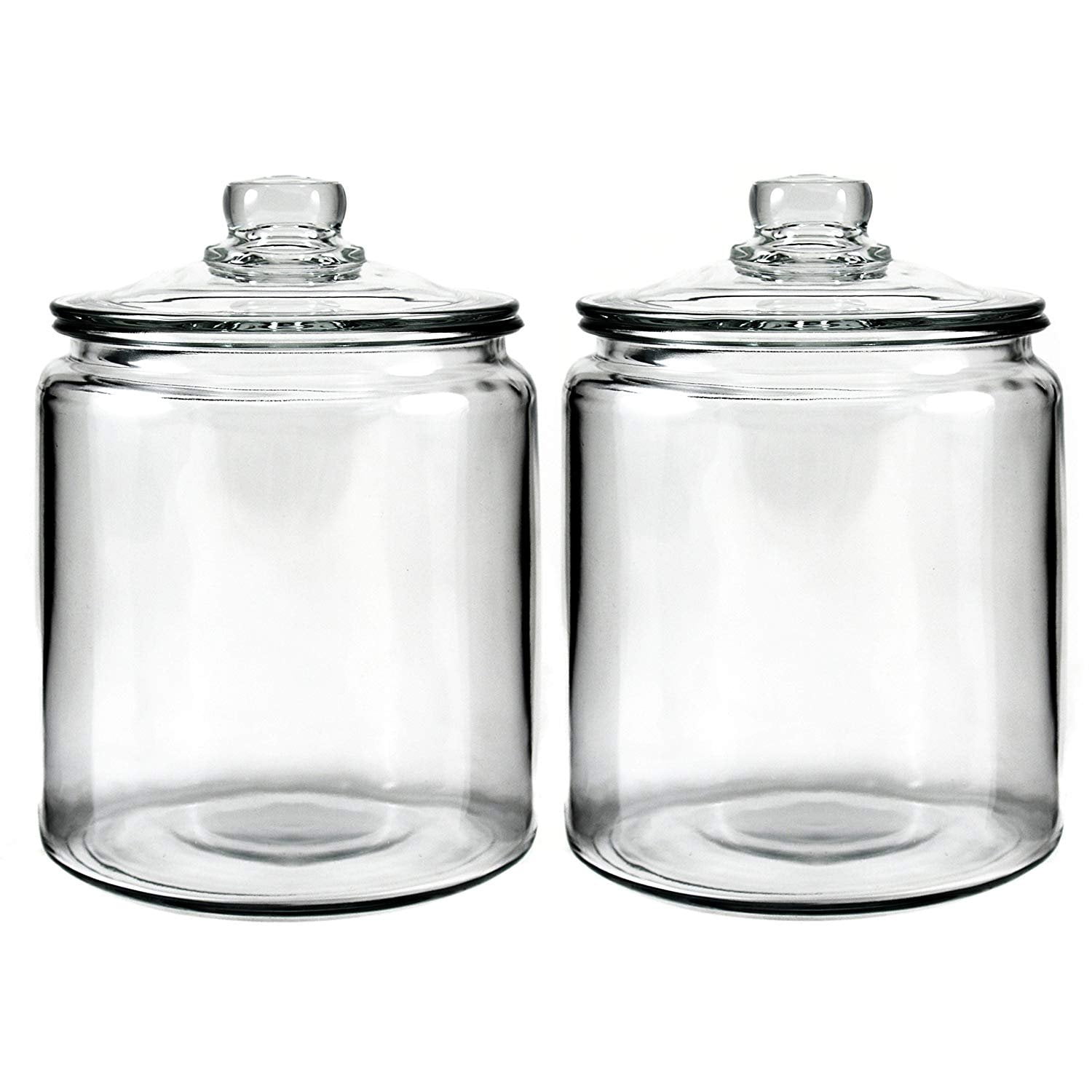 Anchor Hocking Heritage Hill Glass Jar with Lid, 2 Gallon