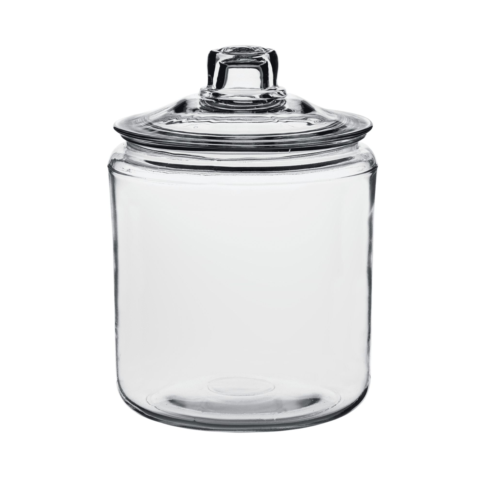 Large Glass Jar With Glass Lid