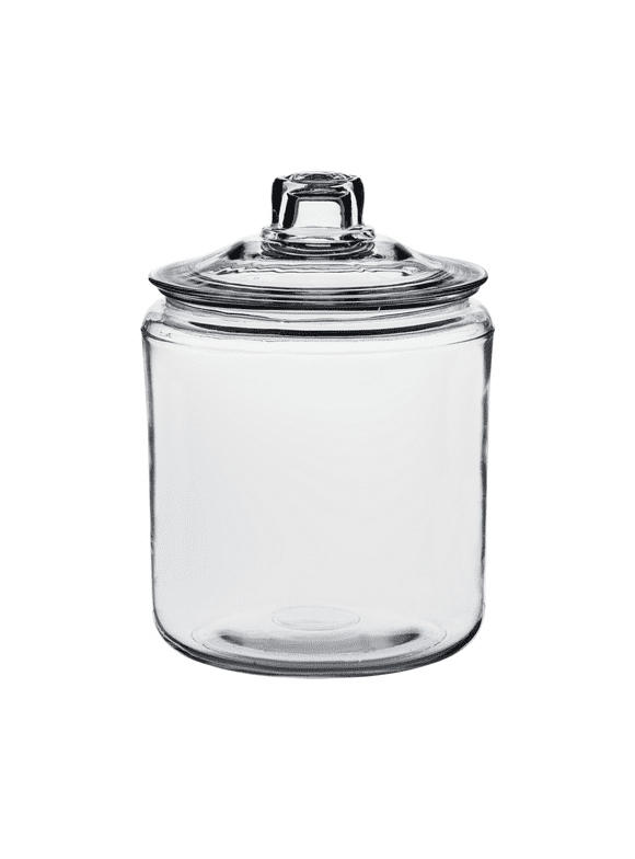 Anchor Hocking Heritage Hill Glass Jar with Lid, 1 Gallon