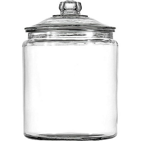 Anchor Hocking Heritage Hill Glass Jar with Lid, 2 Gallon