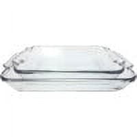 Anchor Hocking Oven Basics Clear Glass Baking Dish Set, 2 Piece Set