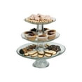thumbnail image 1 of Anchor Hocking Presence Glass 3 Tier Cake Stand Set, 1 of 4