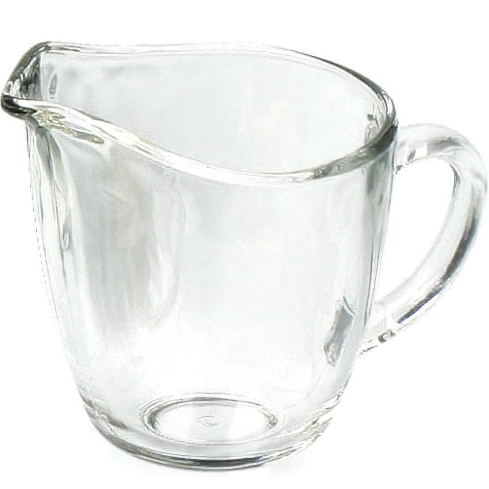 Anchor Hocking 7008 2.5 oz. Glass Creamer with Handle - 24/Case