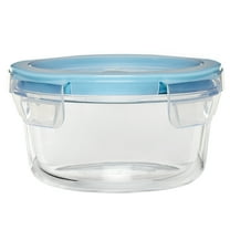 Anchor Hocking TrueLock Locking Lid Glass Food Storage Containers, 4 Cup Round