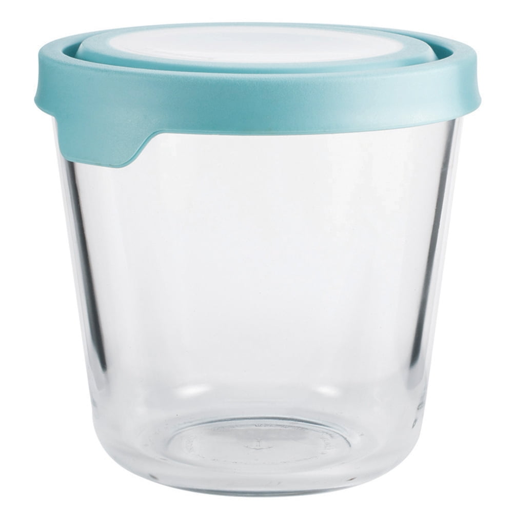 Azure Seal 7-Cup Toughened Glass Food Storage Set