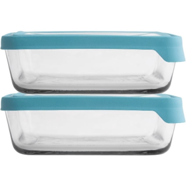 Anchor Hocking TrueSeal Rectangular Glass Food Storage with Mineral