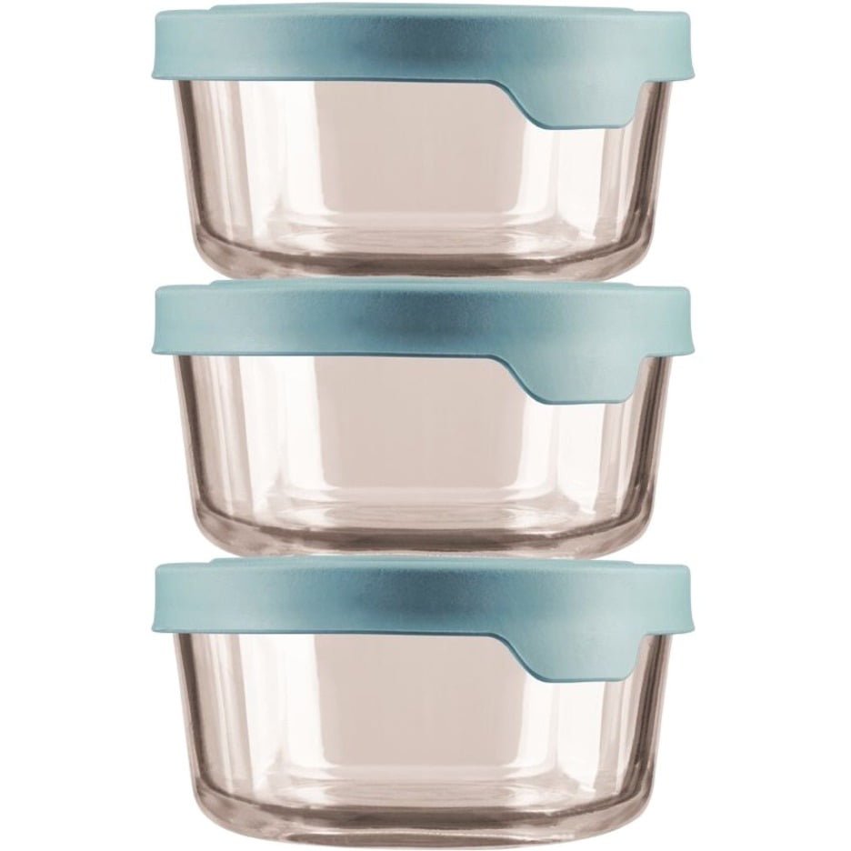 Anchor Hocking 4-Piece Round Glass Canister Set with Ball