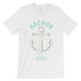 thumbnail image 1 of Anchor Hook Mens Unique Graphic Tee Vintage Retro Style T-Shirt, 1 of 4
