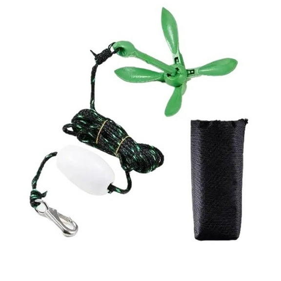 Anchor Kit, 3.5 Lb Paddle Board Anchor Kit With 26.2 Ft/8 M Rope And Buoy, Folding Small Boat Anchor ,Versatile