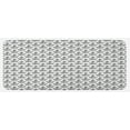 thumbnail image 1 of Anchor Kitchen Mat, Marine Rope on Anchor Hipster Sailings, Plush Decorative Kitchen Mat with Non Slip Backing, 47" X 19", Charcoal Grey Pale Grey, by Ambesonne, 1 of 1