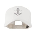 thumbnail image 1 of Anchor Logo Embroidered Cap - White OSFM, 1 of 5