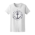 thumbnail image 1 of Anchor Logo Vintage Style T-Shirt Women -Image by Shutterstock, Female x-Large, 1 of 4