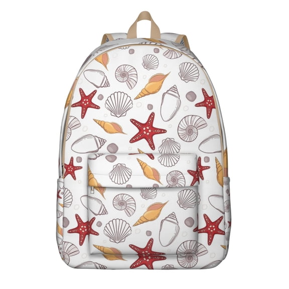 Anchor Mermaid Sea Travel Backpack – Lightweight Student Backpack with Tropical Nautical Design, Comfortable Carrying, and Anti-theft Features for Daily Use and Short Trips