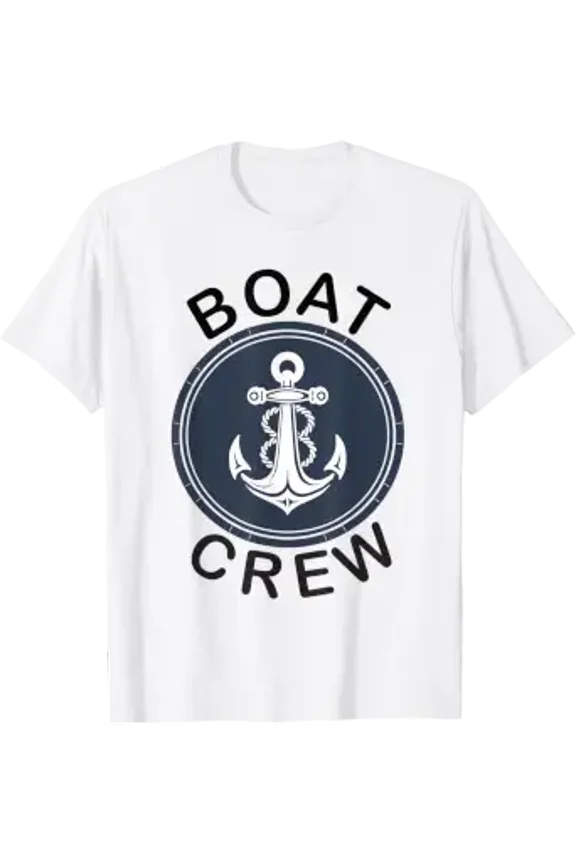 Anchor Motorboat or Sailing Boat Crew T-Shirt